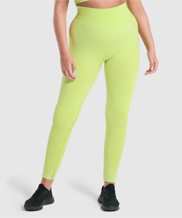 Damske Legíny Gymshark Vital Seamless 2.0 Žlté | WY7289165